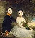 Children with Parrot, 1850