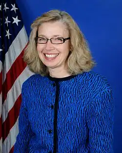 Christine Fox, former acting U.S. Deputy Secretary of Defense[181][182]