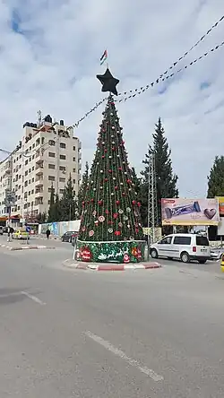 Christmas tree, Rafidiya, 2016