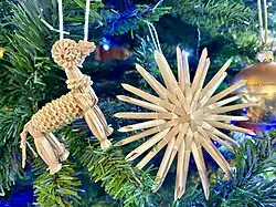 Polish folk Straw ornaments