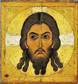The Saviour Not Made by Hands, an icon of the Novgorod school, c. 1100