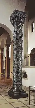 The bronze Bernward Column at Hildesheim