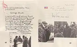 Vice President Bush visits 'Little Berlin' on Feb 5, 1983