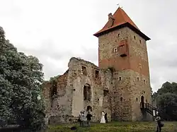 Chudów Castle ruins, constructed after 1532