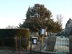 St Leonard's churchyard.
