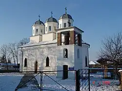 Lesnovo's three-domed church