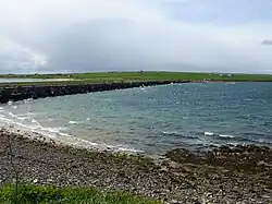 Barrier 4, linking Burray and South Ronaldsay.