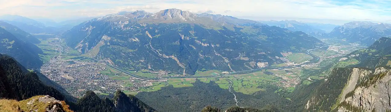 Chur Rhine Valley with Chur