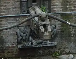 Yakshas beneath a spout of Saraswati Hiti, Chyasal