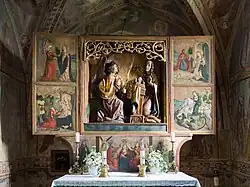 Gothic altar by Master Paul of Levoča in Chyžné