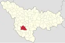 Location in Timiș County