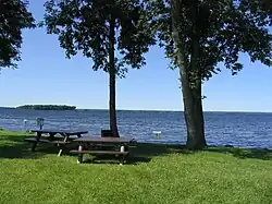 Oneida Lake from Williams Park in Cicero.