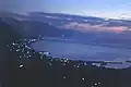 A panorama of Cide by night