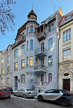 Renovated facade