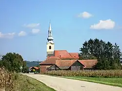 St. Simon and St. Jude Thaddeus Church in Ciglena, Croatia.