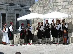 Folk dancers from Čilipi
