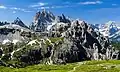 Cima Cadin di San Lucano left of center