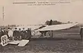 Alfred Leblanc arrives first in a Blériot XI.