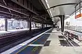 Eastbound view from Platform 2, August 2017