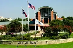 The City Hall of Hurst, Texas.
