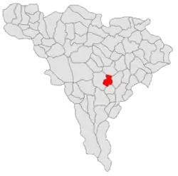 Location in Alba County