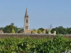 The church in Civrac-en-Médoc