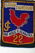 Insignia of CJF 22 (first model).