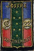 Insignia of CJF 22 (second model).