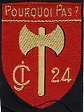 Insignia of CJF 24.