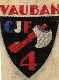 Insignia of CJF 4 (orange).