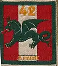 Insignia of CJF 42.