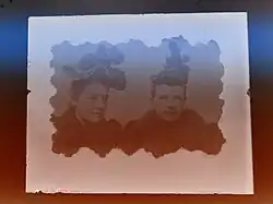 Clara and Daisy (enlarged from tintype)