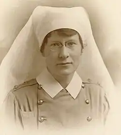 Clare Gass in uniform