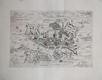 The siege of Mirandola in 1551