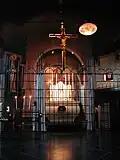 The enclosure-grill of the rood screen