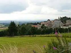 A general view of Clavières