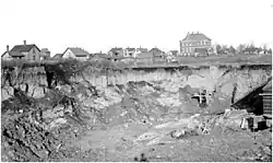 Clay Pit of the Mason City Brick-and-Tile Co. Circa 1890.