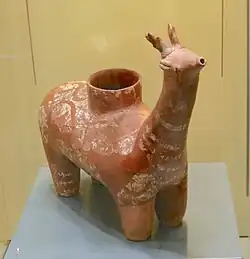 Zoomorphic ceramic vessel from Muldava