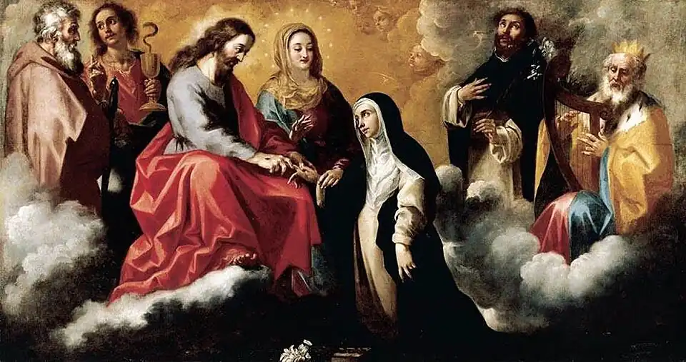 The Mystic Marriage of St Catherine of Siena, first half of 18th century