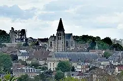 The church and town centre in Clermont
