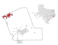 Cleveland located within Liberty County