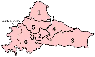 Parliamentary constituencies in Cleveland (2024–present)