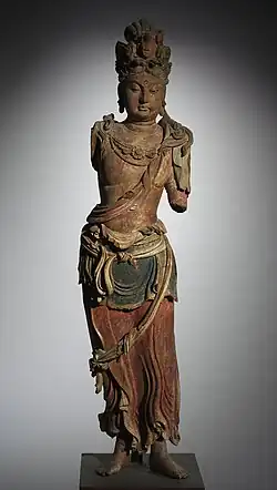 Song dynasty (960-1279) Chinese statue of Shiyimian Guanyin. Held at the Cleveland Museum of Art in Ohio, USA.