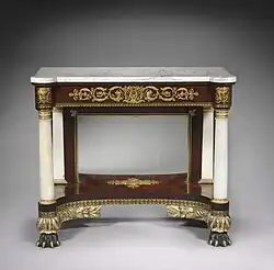 Pier Table, Joseph Meeks and Sons, Made in New York, New York, circa 1829–35