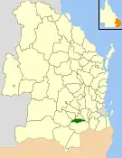 Location within Queensland