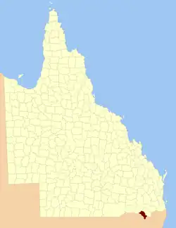 Location within Queensland