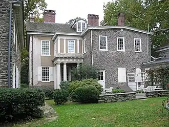 Rear entrance of the house