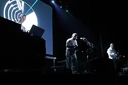 Clock DVA performing in Moscow, Russia, in 2014