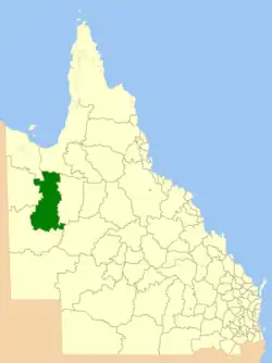 Location within Queensland