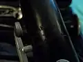 "American Professional" on the upper section, just below the barrel